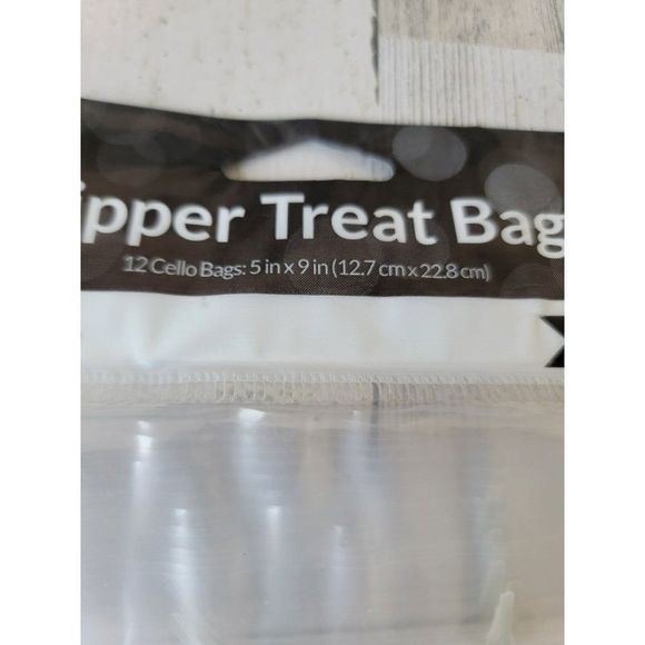 Halloween bat green orange zipper treat bag set spider web - Picture 4 of 4